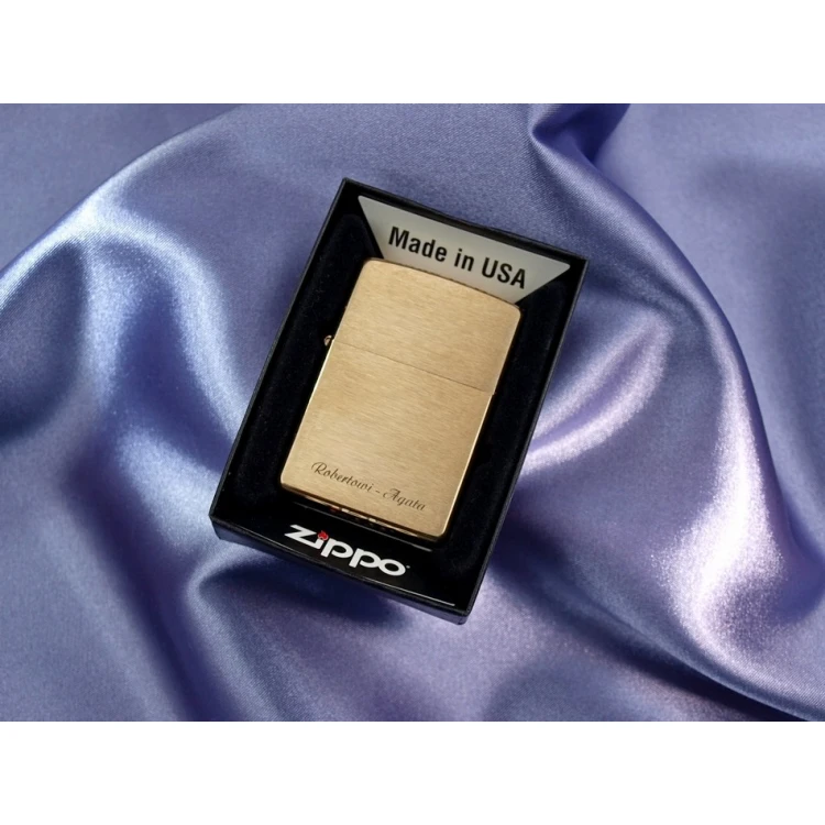 Zapalniczka Zippo Brushed Brass - ZIP053