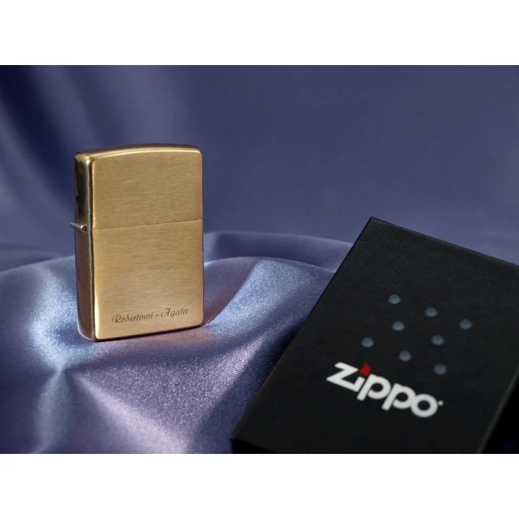 Zapalniczka Zippo Brushed Brass - ZIP053