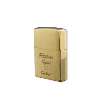 Zapalniczka Zippo Brushed Brass - ZIP053