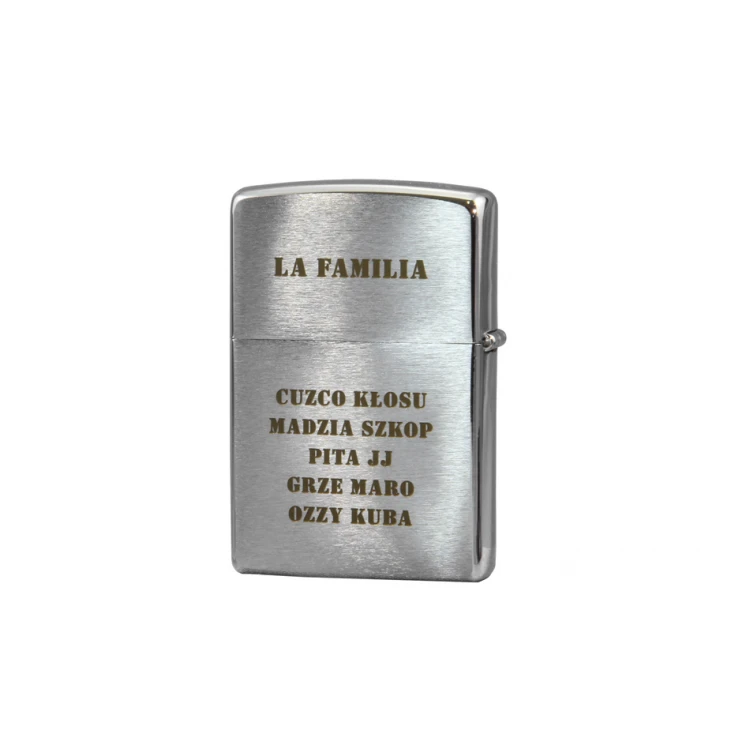 Zapalniczka ZIPPO Brushed Chrome - ZIP052