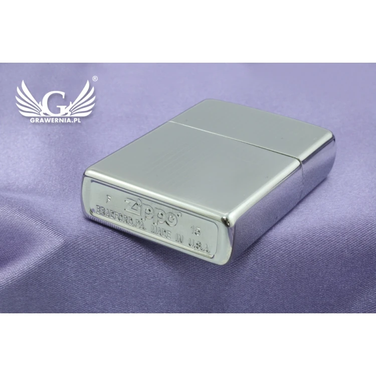 Zapalniczka ZIPPO Engine Turned High Polish Chrome - ZIP013