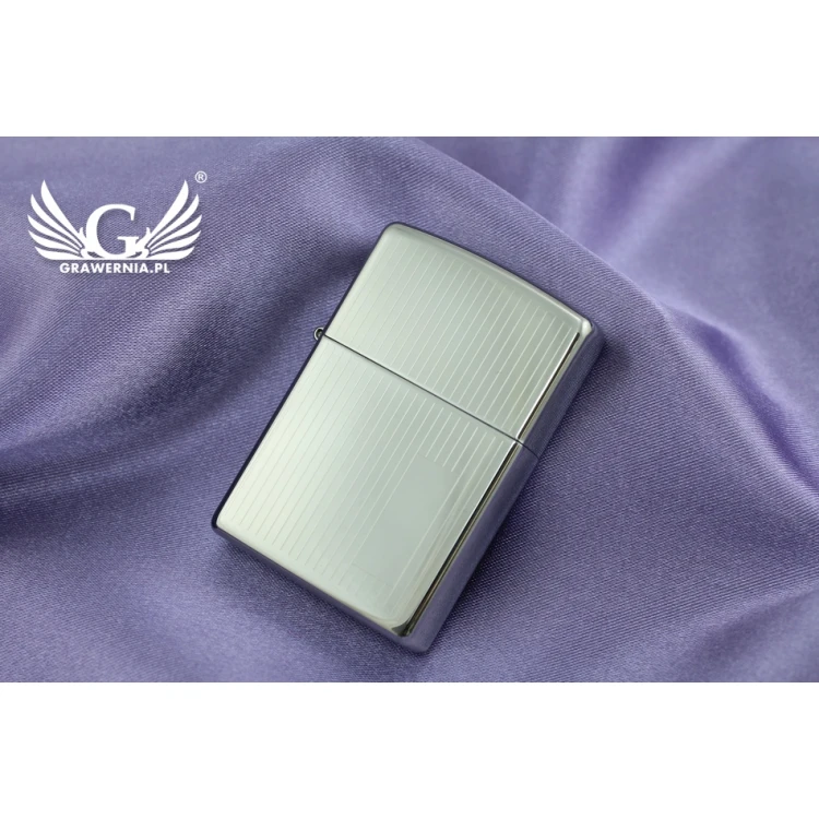 Zapalniczka ZIPPO Engine Turned High Polish Chrome - ZIP013