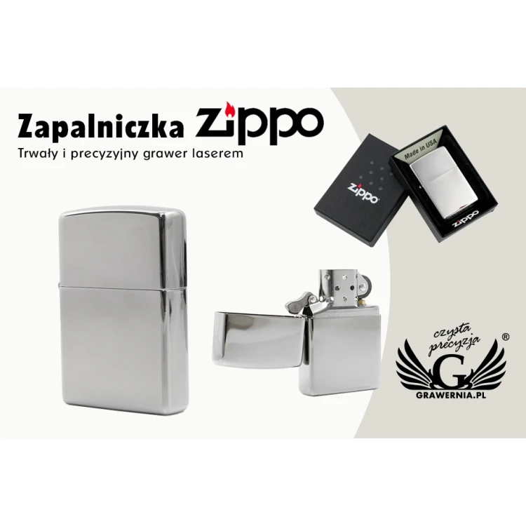 Zapalniczka ZIPPO High Polish Chrome - ZIP057