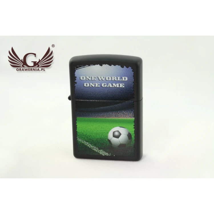 Zapalniczka Zippo One World One Game Black Matte - ZIP018