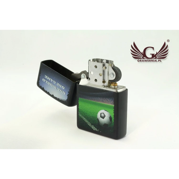 Zapalniczka Zippo One World One Game Black Matte - ZIP018