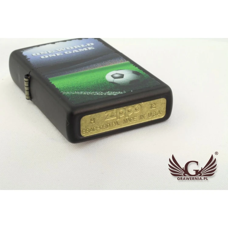 Zapalniczka Zippo One World One Game Black Matte - ZIP018