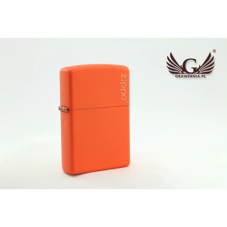 Zapalniczka ZIPPO Orange Matte Logo - ZIP035