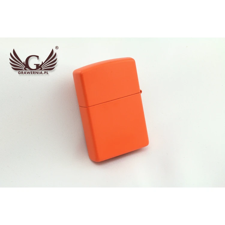 Zapalniczka ZIPPO Orange Matte Logo - ZIP035