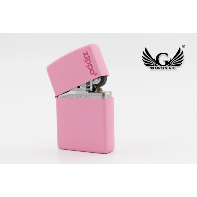 Zapalniczka ZIPPO Pink Matte Zippo Logo - ZIP005