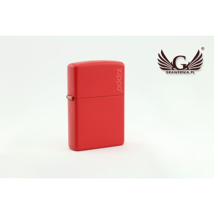 Zapalniczka ZIPPO Red Matte Logo - ZIP010