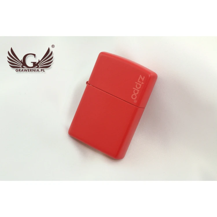 Zapalniczka ZIPPO Red Matte Logo - ZIP010