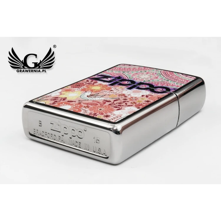 Zapalniczka ZIPPO Rosebird High Polish Chrome - ZIP044