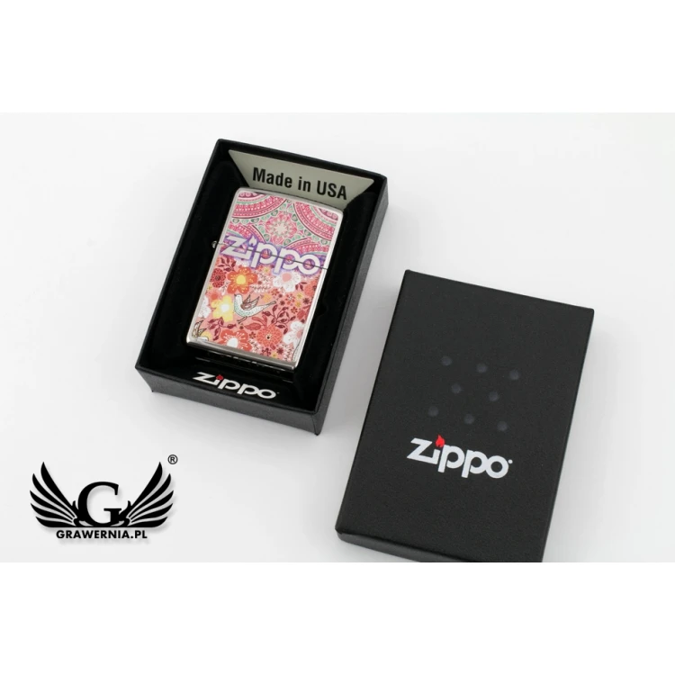 Zapalniczka ZIPPO Rosebird High Polish Chrome - ZIP044
