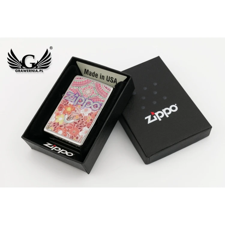 Zapalniczka ZIPPO Rosebird High Polish Chrome - ZIP044