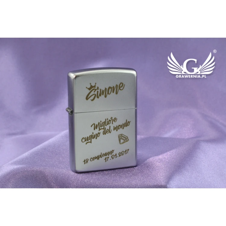 Zapalniczka Zippo Satin Chrome - ZIP024