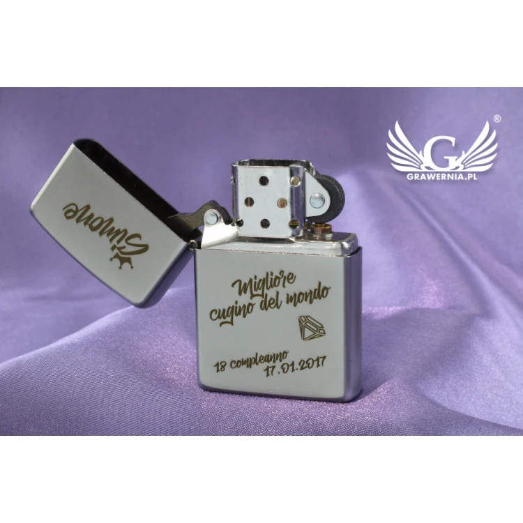 Zapalniczka Zippo Satin Chrome - ZIP024