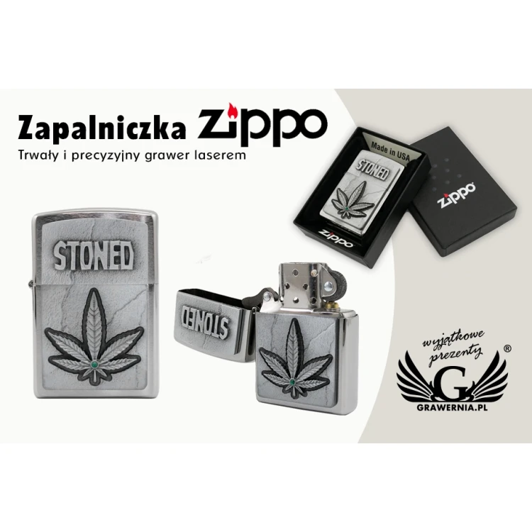 Zapalniczka ZIPPO Stoned - ZIP045