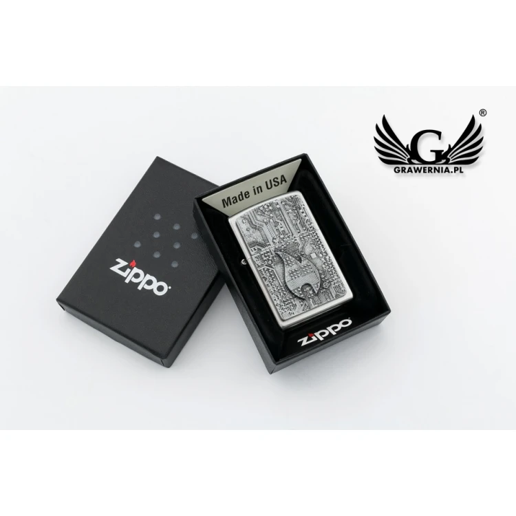 Zapalniczka ZIPPO Technics Satin Chrome - ZIP049