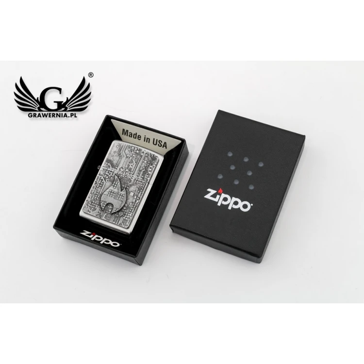 Zapalniczka ZIPPO Technics Satin Chrome - ZIP049