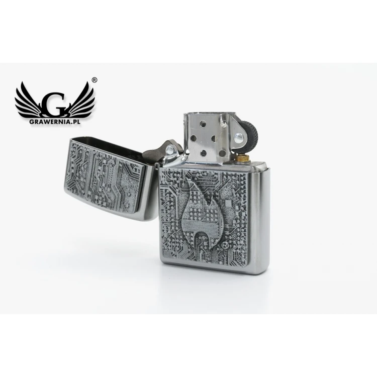 Zapalniczka ZIPPO Technics Satin Chrome - ZIP049