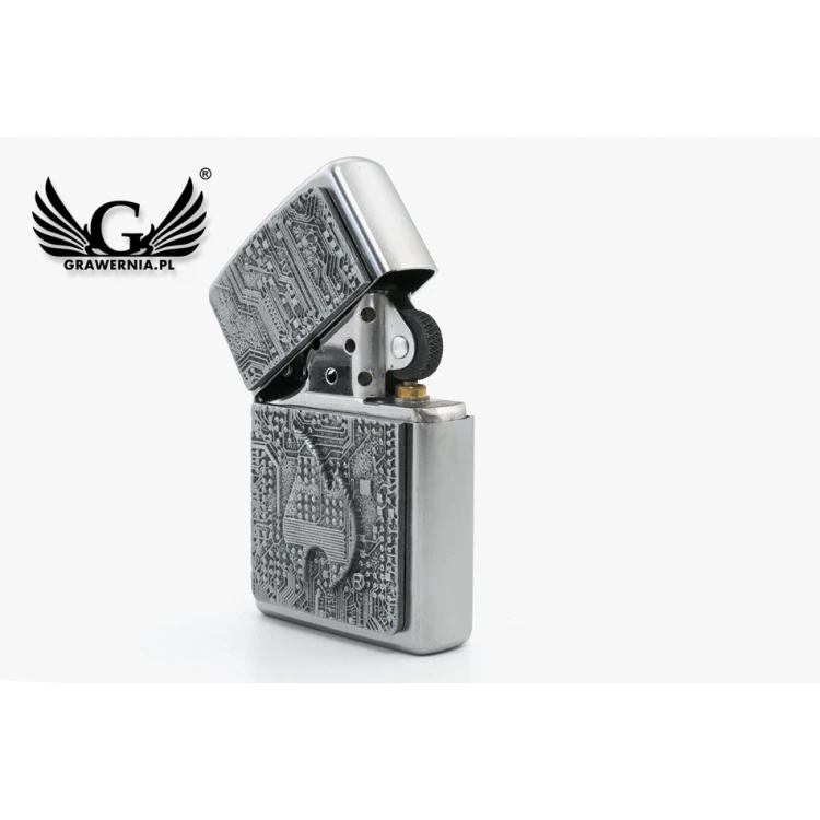 Zapalniczka ZIPPO Technics Satin Chrome - ZIP049