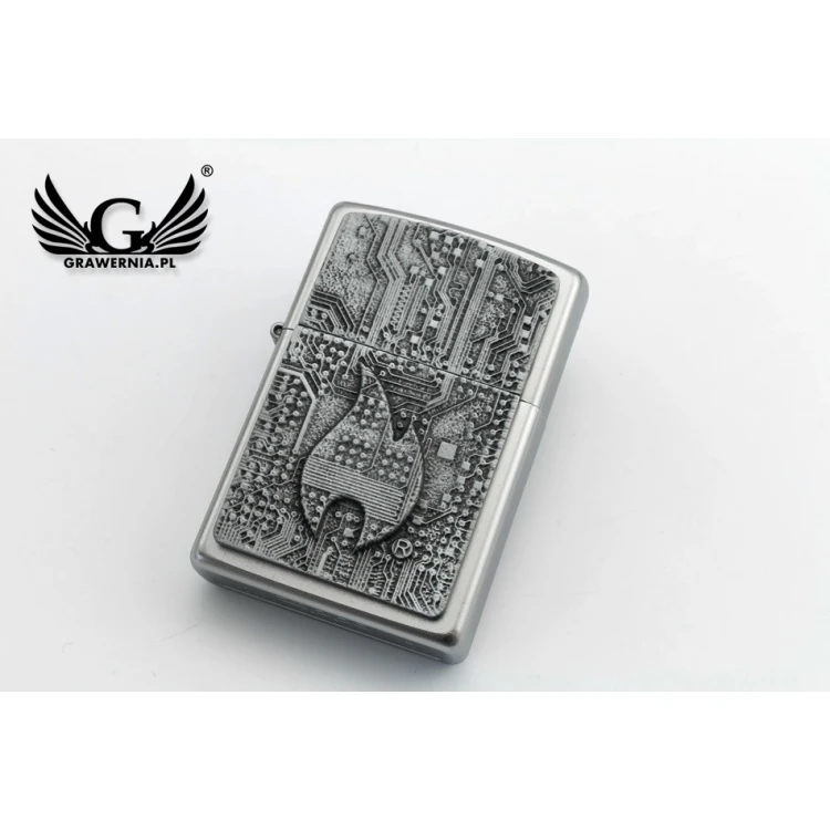 Zapalniczka ZIPPO Technics Satin Chrome - ZIP049