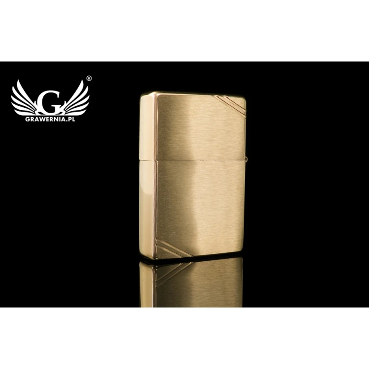 Zapalniczka ZIPPO Vintage Brushed Brass with Slashes - ZIP048