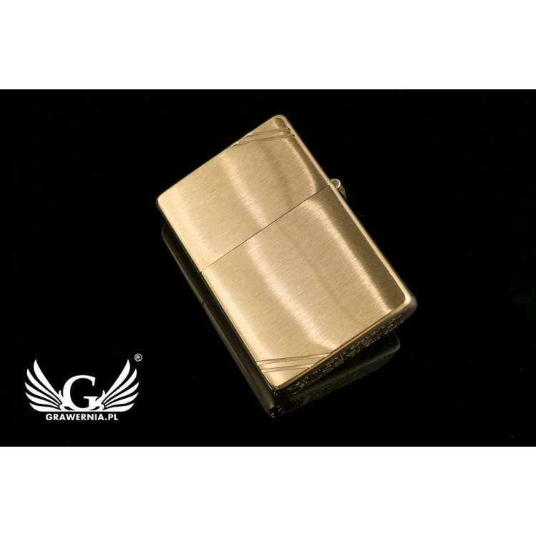 Zapalniczka ZIPPO Vintage Brushed Brass with Slashes - ZIP048