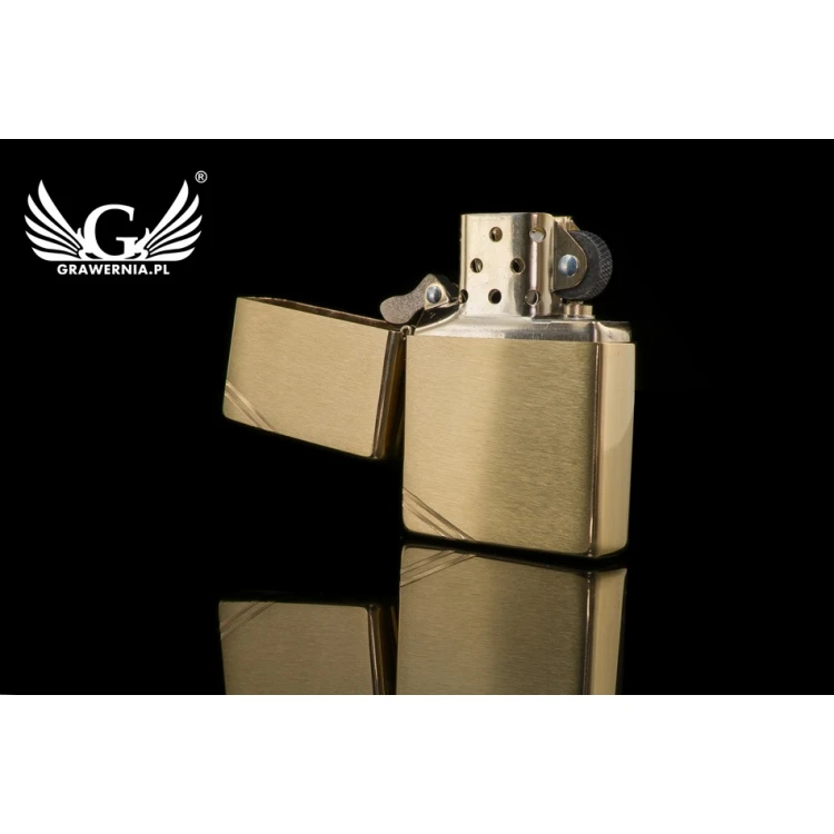 Zapalniczka ZIPPO Vintage Brushed Brass with Slashes - ZIP048