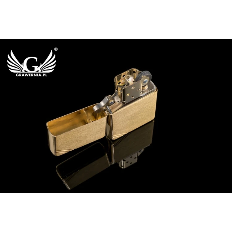 Zapalniczka ZIPPO Vintage Brushed Brass with Slashes - ZIP048