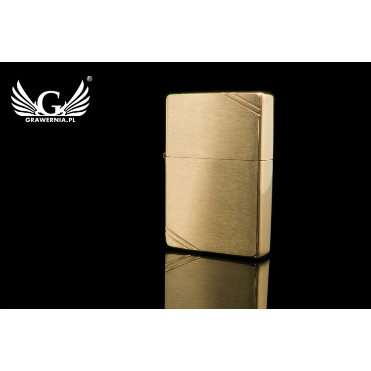 Zapalniczka ZIPPO Vintage Brushed Brass with Slashes - ZIP048
