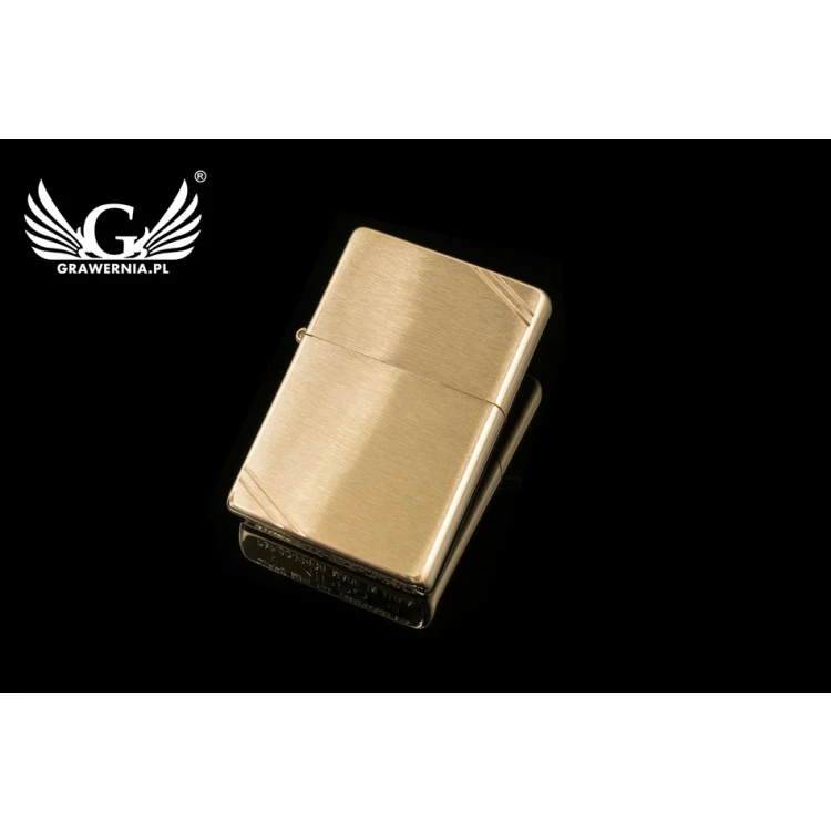Zapalniczka ZIPPO Vintage Brushed Brass with Slashes - ZIP048