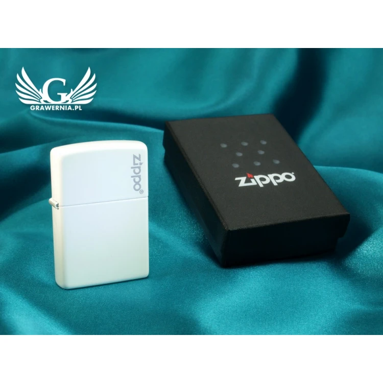 Zapalniczka ZIPPO White Matte Zippo Logo - ZIP007