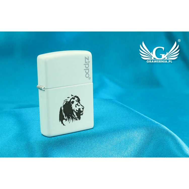 Zapalniczka ZIPPO White Matte Zippo Logo - ZIP007