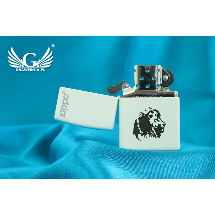 Zapalniczka ZIPPO White Matte Zippo Logo - ZIP007