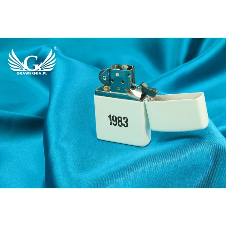 Zapalniczka ZIPPO White Matte Zippo Logo - ZIP007