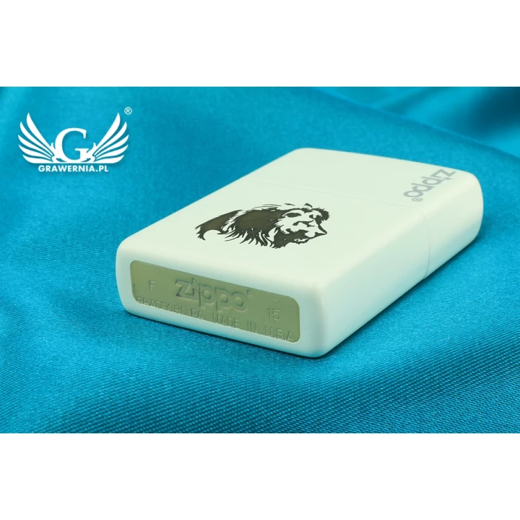 Zapalniczka ZIPPO White Matte Zippo Logo - ZIP007