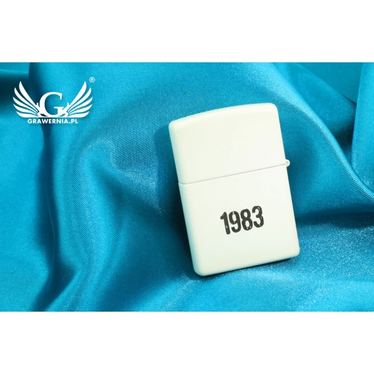 Zapalniczka ZIPPO White Matte Zippo Logo - ZIP007