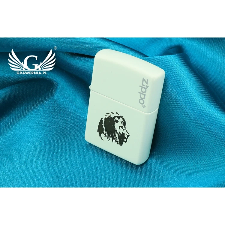 Zapalniczka ZIPPO White Matte Zippo Logo - ZIP007