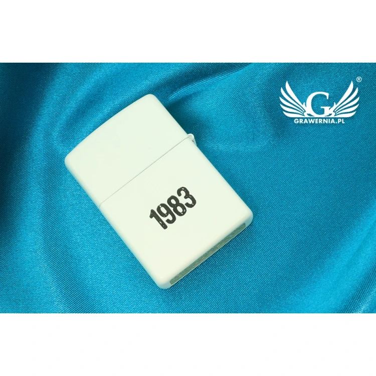 Zapalniczka ZIPPO White Matte Zippo Logo - ZIP007