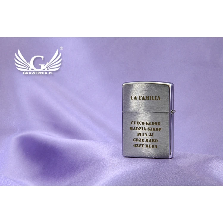 Zapalniczka ZIPPO Brushed Chrome - ZIP052