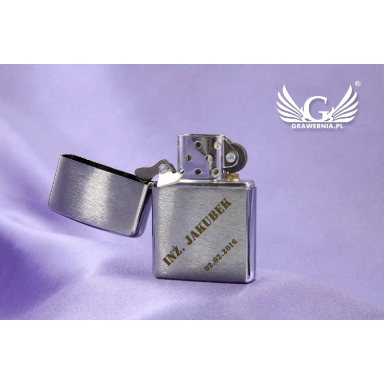 Zapalniczka ZIPPO Brushed Chrome - ZIP052