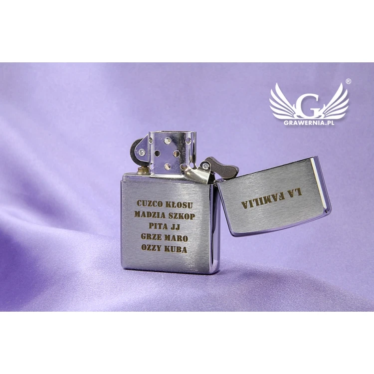 Zapalniczka ZIPPO Brushed Chrome - ZIP052