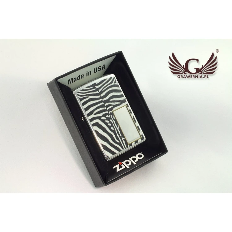 Zapalniczka Zippo Zebra High Polish Chrome - ZIP015