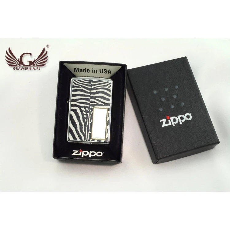 Zapalniczka Zippo Zebra High Polish Chrome - ZIP015