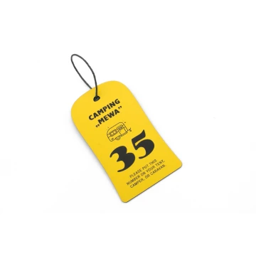 Zawieszki na kemping, pole namiotowe - wymiary: 80x140mm - CAMP3