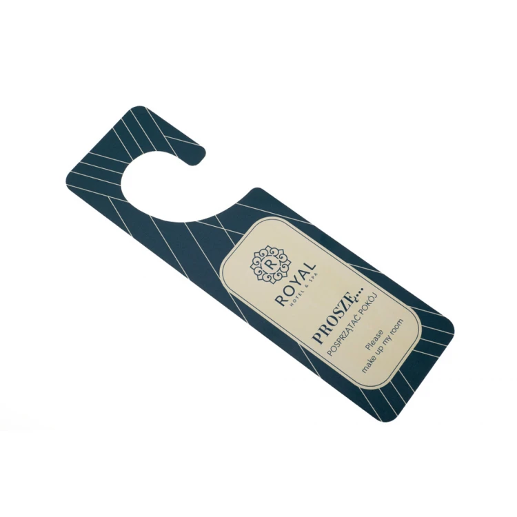 Zawieszki na klamkę hotelową - wymiary: 73x245mm - druk UV - ZAW010