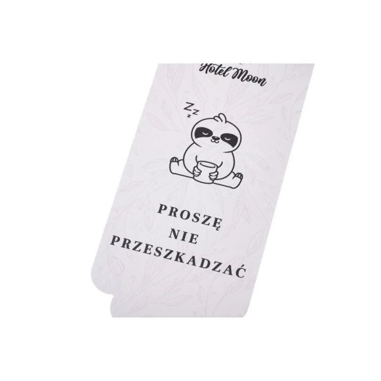 Zawieszki na klamkę hotelową - wymiary: 70x230mm - druk UV - ZAW013