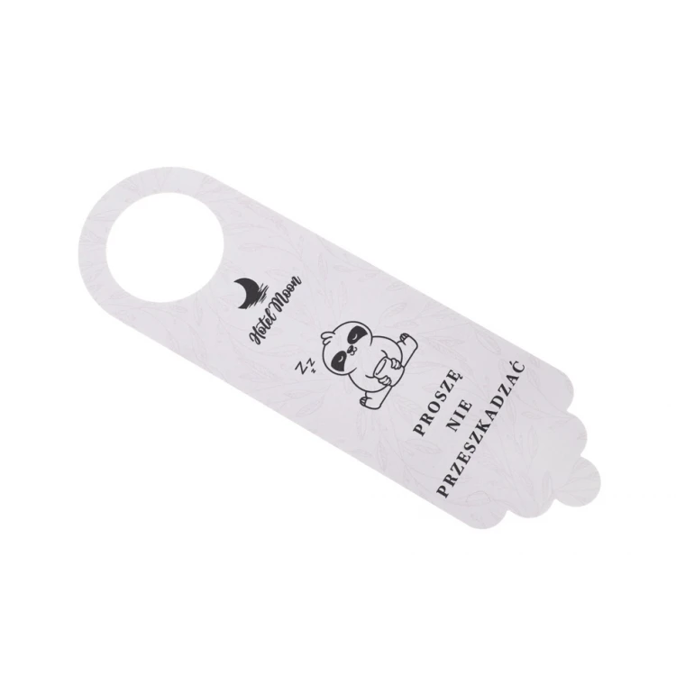 Zawieszki na klamkę hotelową - wymiary: 70x230mm - druk UV - ZAW013