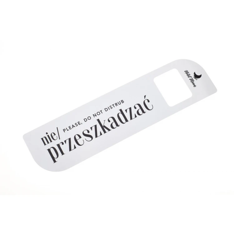 Zawieszki na klamkę hotelową - wymiary: 60x230mm - druk UV - ZAW014